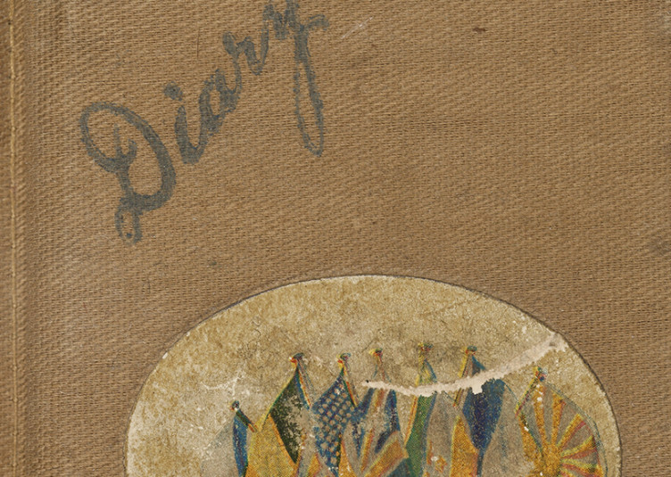 diary image WW1 touring program