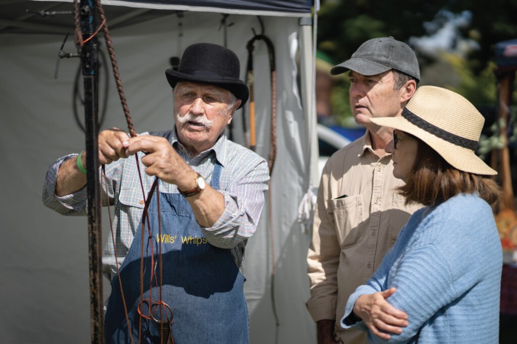 Pictured: traditional trades such as whipmaking will be on display